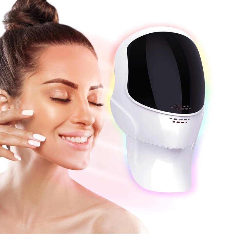 LED Light Therapy Mask - 7-Color Red Light Face Neck Infrared Skin Care Tool