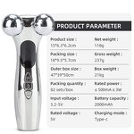 4D Microcurrent Face Roller - V Line Lifting Tightening Wrinkle Reduction Tool