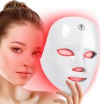LED Light Therapy Mask - Blue Red Light Rechargeable Portable Travel Home Use