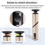 Upgraded Foot File Grinder - 2-in-1 Foldable USB Callus Remover Nail Drill