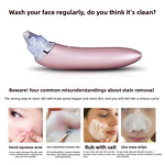 Vacuum Suction Blackhead Remover - Rechargeable Deep Pore Facial Home Salon Tool
