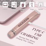 2 in 1 Women Shaver - Dual Head IPX7 Waterproof Rechargeable Bikini Trimmer