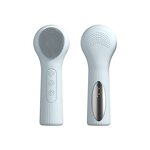 Warm Silicone Facial Cleanser - 2-in-1 3-Speed Vibration Cleansing Massage Brush