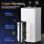 Desktop Air Purifier - 2026 Private Model Touch Screen Formaldehyde Removal