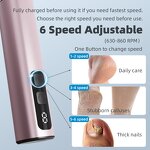 Electric Foot File Scraper - Rechargeable Callus Remover Nail Drill Household