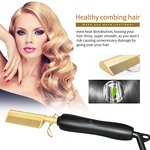 Hot Comb Straightener - Wholesale Portable Electric Hair Styling Brush Tool