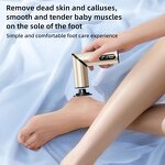 Upgraded Foot File Grinder - 2-in-1 Foldable USB Callus Remover Nail Drill