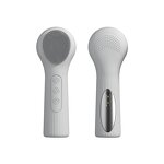 Silicone Face Scrubber - 2 in 1 Heat Massage Rechargeable Facial Exfoliator