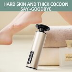 2-in-1 Portable Foot File - Electric Callus Remover 2 Types Sandpaper Tool