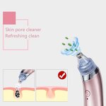 Vacuum Suction Blackhead Remover - Rechargeable Deep Pore Facial Home Salon Tool