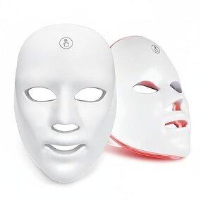 LED Light Therapy Mask - Blue Red Light Rechargeable Portable Travel Home Use