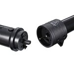 Curling Iron Wand Set - Professional 6 in 1 Ceramic Auto LED Temperature Tool