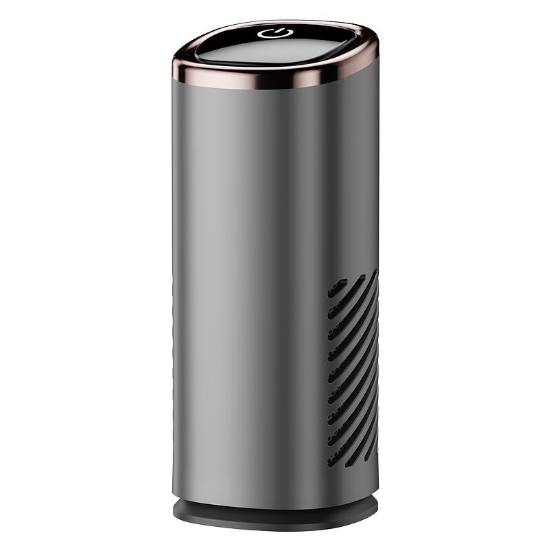 Mini Car Air Purifier - USB Touch Button HEPA Negative Ion Aromatherapy