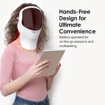 LED Light Therapy Mask - 7-Color Red Light Face Neck Infrared Skin Care Tool