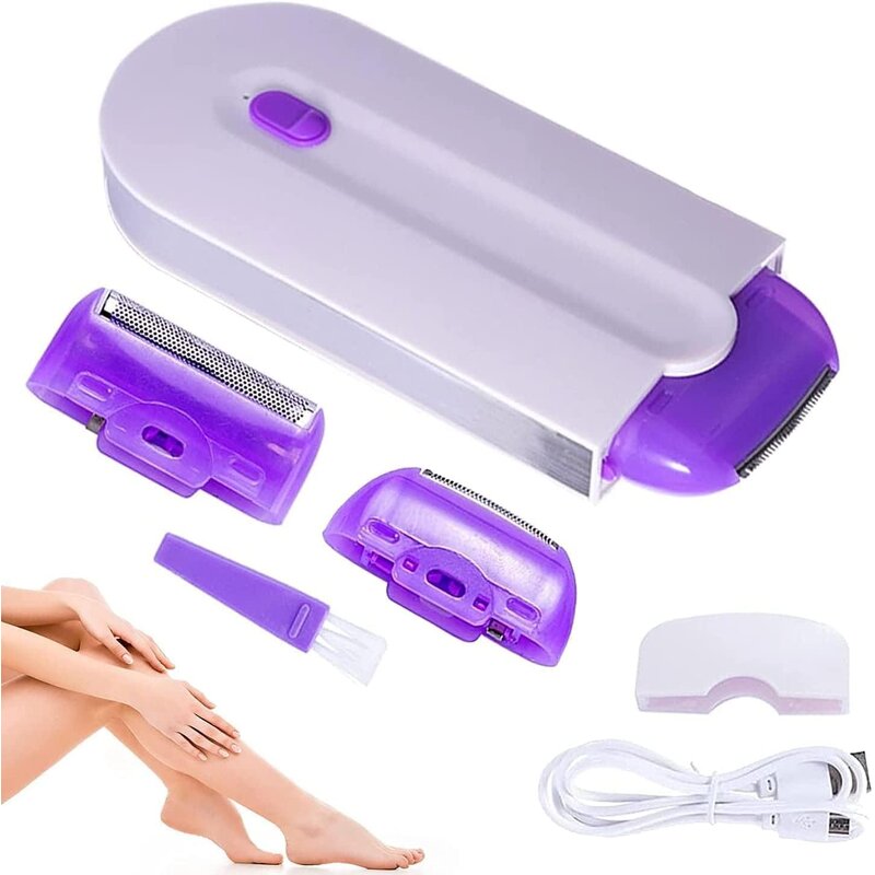 USB Hair Removal Tool - Rechargeable Portable Household Epilator Rotary Shaver