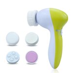 Face Scrubber Manufacturer - Battery-Powered Exfoliating with 5 Brush Heads for Massage