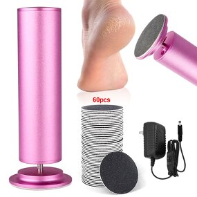 Foot File Manufacturer - Professional Electric Callus Remover with 60pcs Sandpaper Disk