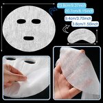 Eye Mask Sheets Manufacturer - 100Pcs Pack DIY Disposable Paper for Face Mask