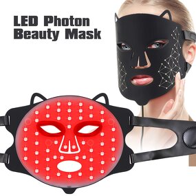 LED Face Mask Manufacturer - Electric USB Rechargeable Infrared Silicone with Remote