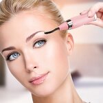 2 in 1 Heated Eyelash Curler - 2025 Makeup Tools Heating Eyeslasher Lash Curl Electric