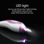 Wireless Baby Nail Polisher - Rounded Shape Portable Automatic Kids Nail Care Cutter Tool