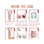 Sonic Facial Cleanser Brush - Portable Waterproof Silicone Skin Care Spa Massager Tool