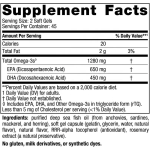 Fish Oil Softgels - OEM 1280mg Burp Free Lemon
