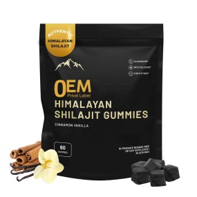Shilajit Gummies Manufacturer - OEM Natural 40 Plus Trace Minerals