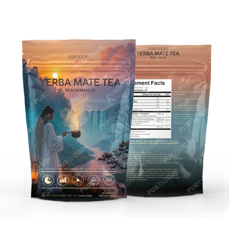 Instant Tea Powder - OEM 3 in 1 Yerba Mate Probiotic