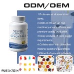 Omega 3 Fish Oil Supplier - OEM Lemon Flavor Soft Gels Brain Heart Support