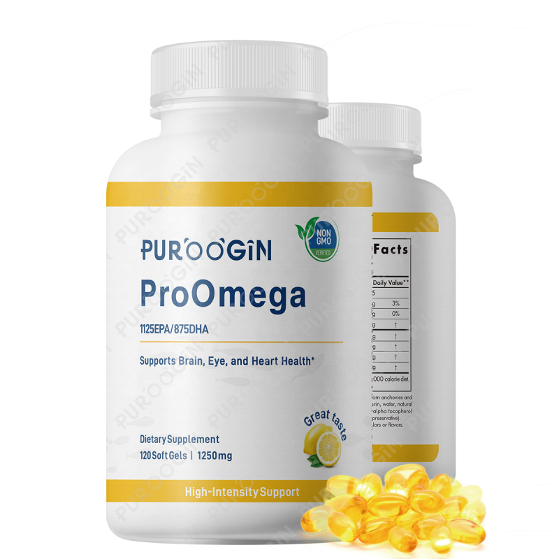 Omega 3 Fish Oil - OEM Lemon EPA DHA Softgels