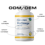 Omega 3鱼油供应商-柠檬味软胶囊EPA DHA代工