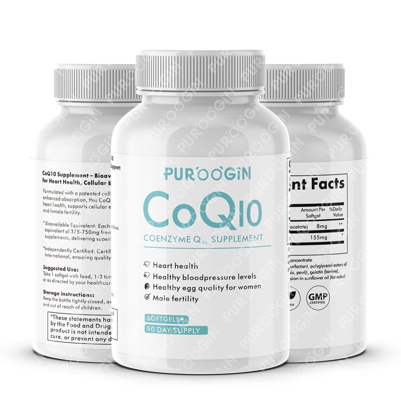 Fertility Support Softgels Factory - CoQ10 Reproductive Health Energy Metabolism