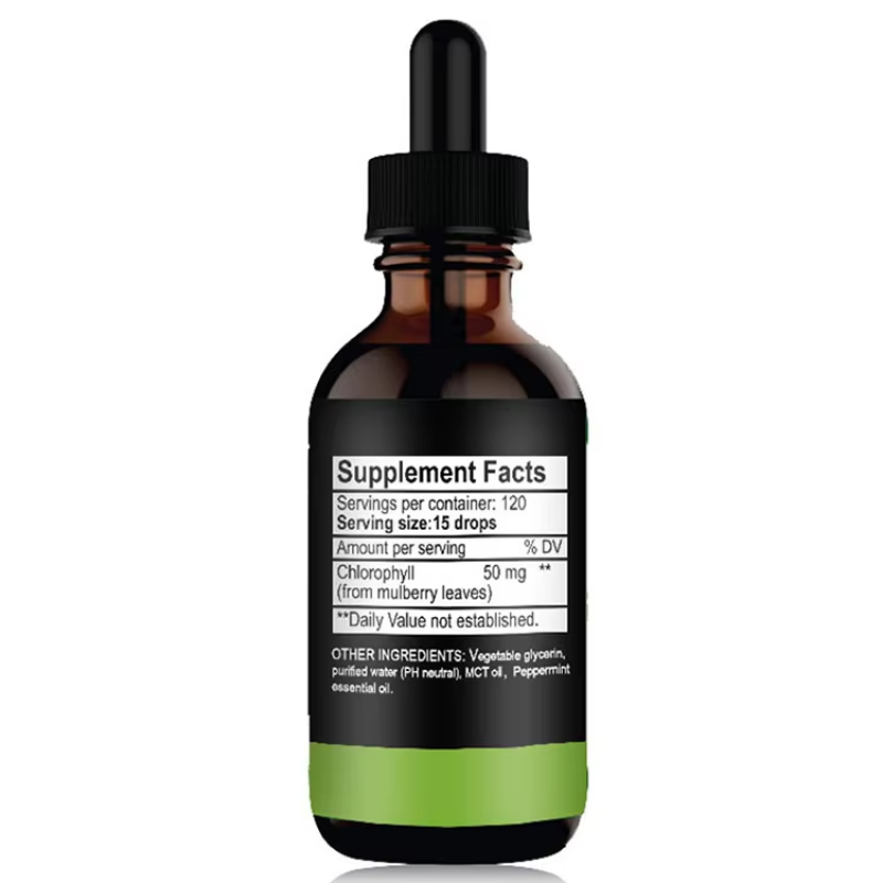 Chlorophyll Liquid Drops Factory - OEM Private Label Organic Bulk Splina