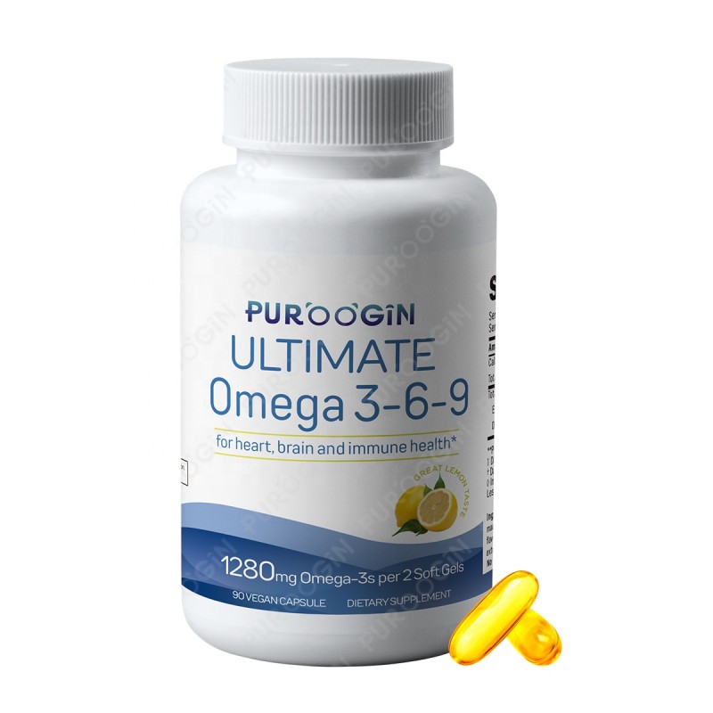 Omega 3 Softgels - OEM 1280mg Deep Sea Fish Oil