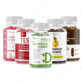 Hair Skin Gummies Factory - Biotin Collagen Creatine Shilajit ACV Blend