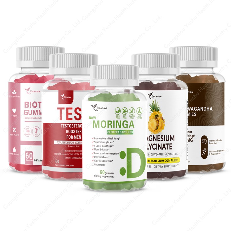 Hair Skin Gummies - OEM Biotin Collagen Fiber Blend