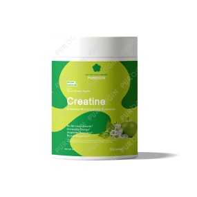 Creatine Monohydrate Gummies Factory - Micronized Sugar Free Sour Apple