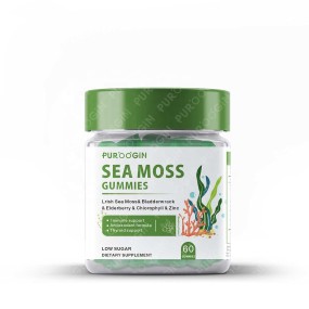 Sea Moss Gummies Supplier - OEM Black Seed Oil Ginger Shilajit Blend