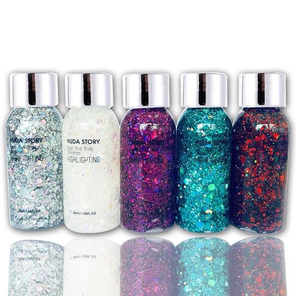 Glitter Gel Manufacturer - Christmas Nightclub Makeup for Face Eyeshadow Nail & OEM
