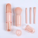 Makeup Brush Set Manufacturer - 4 Piece in 1 Mini Cute Travel Portable Professional