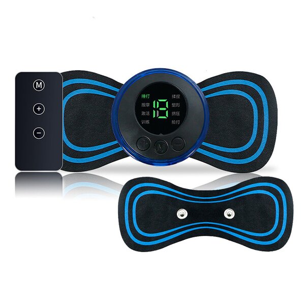 Neck Massager Manufacturer - Mini Electric EMS Pulse with Gel Sticker for Full Body