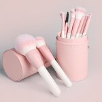 Makeup Brush Holder Manufacturer - High Quality PU Leather Tube Round Cylinder Case