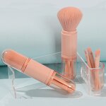 Makeup Brush Set Manufacturer - 4 Piece in 1 Mini Cute Travel Portable Professional