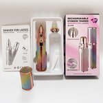 Depilator Manufacturer - 2-in-1 Electric Women's Portable Rotary Shaver and Epilator