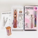 Depilator Manufacturer - 2-in-1 Electric Women's Portable Rotary Shaver and Epilator