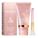 Face Mask Manufacturer - Collagen Night Wrapping Peel-off Transparent Moisturizing 75ml