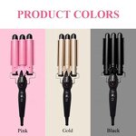 Hair Curler Manufacturer - New Design Spiral 3 Barrel Ceramic Automatic Rotating