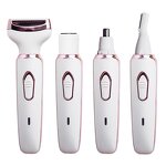 Lady Shaver Manufacturer - 4 in 1 Mini Electric Women Hair Remover Trimmer Set