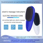 Electric Scalp Massager - Portable Rechargeable Waterproof Handheld Head Care Massage Tool